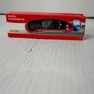 Digital Thermometer - Red